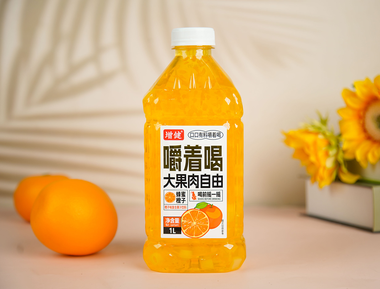 果肉哆哆果肉果汁1升裝（蜂蜜橙子味）